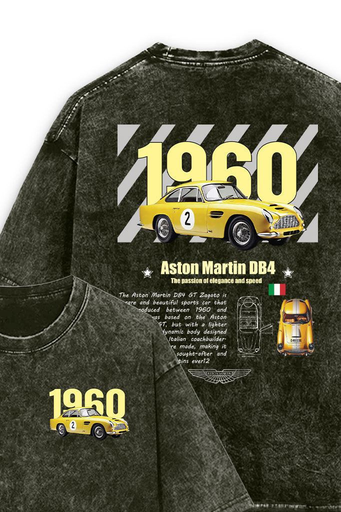 1960 Martin DB4 Acid Wash Oversized T-Shirt
