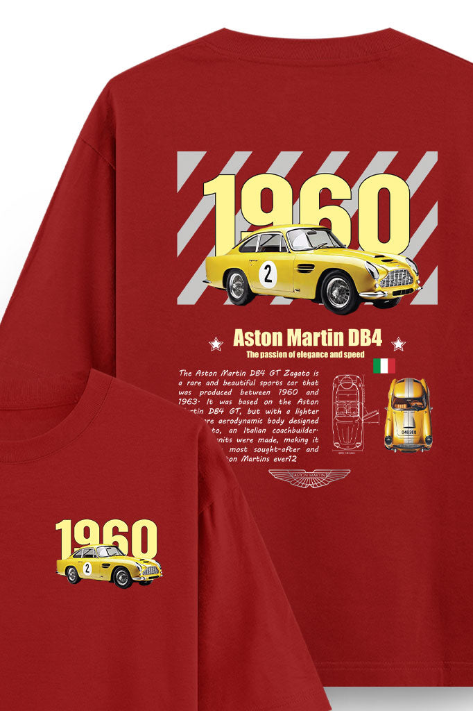 1960 Martin DB4 Oversized T-Shirt | Premium Cotton – Bambiha Wear