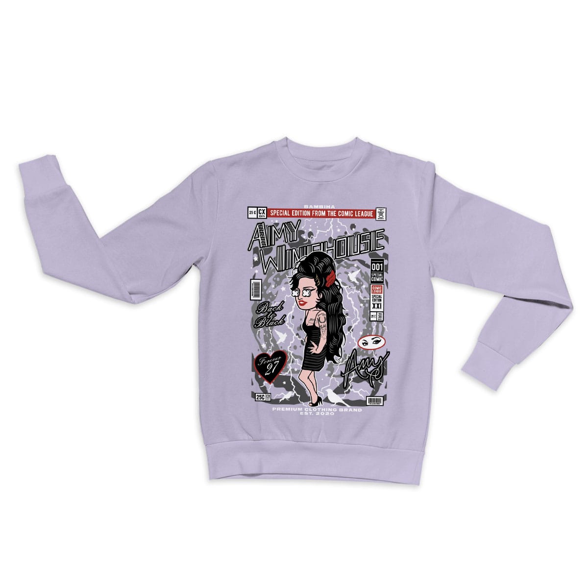 Amy Winehouse Cartoon Sweatshirt
