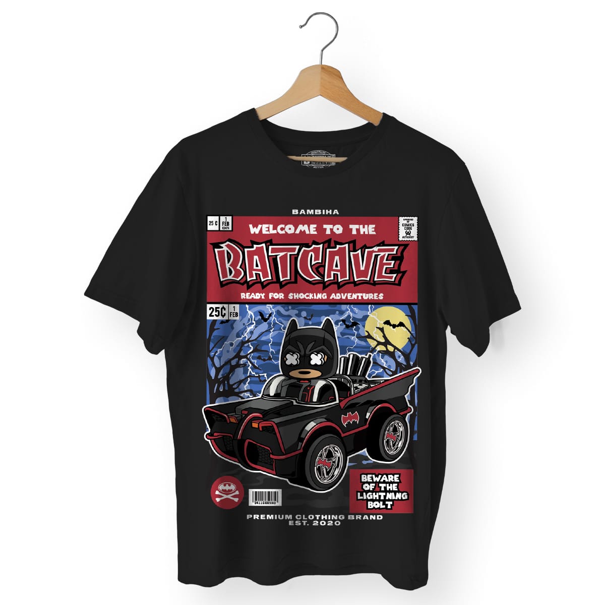 Bat Mobile Cartoon T-Shirt