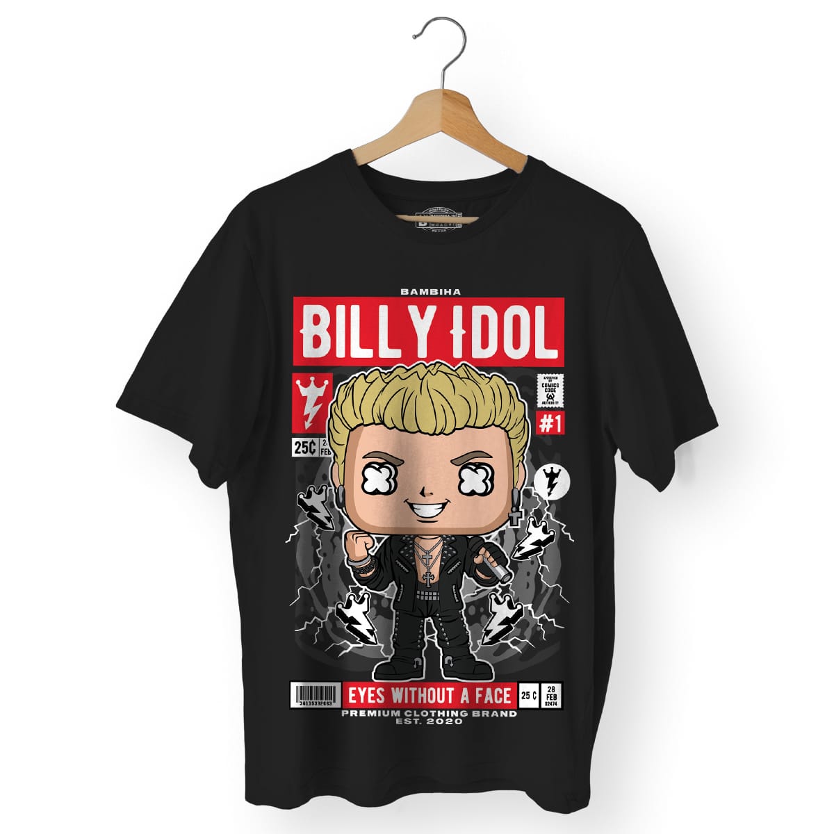 Billy Idol Cartoon T-Shirt