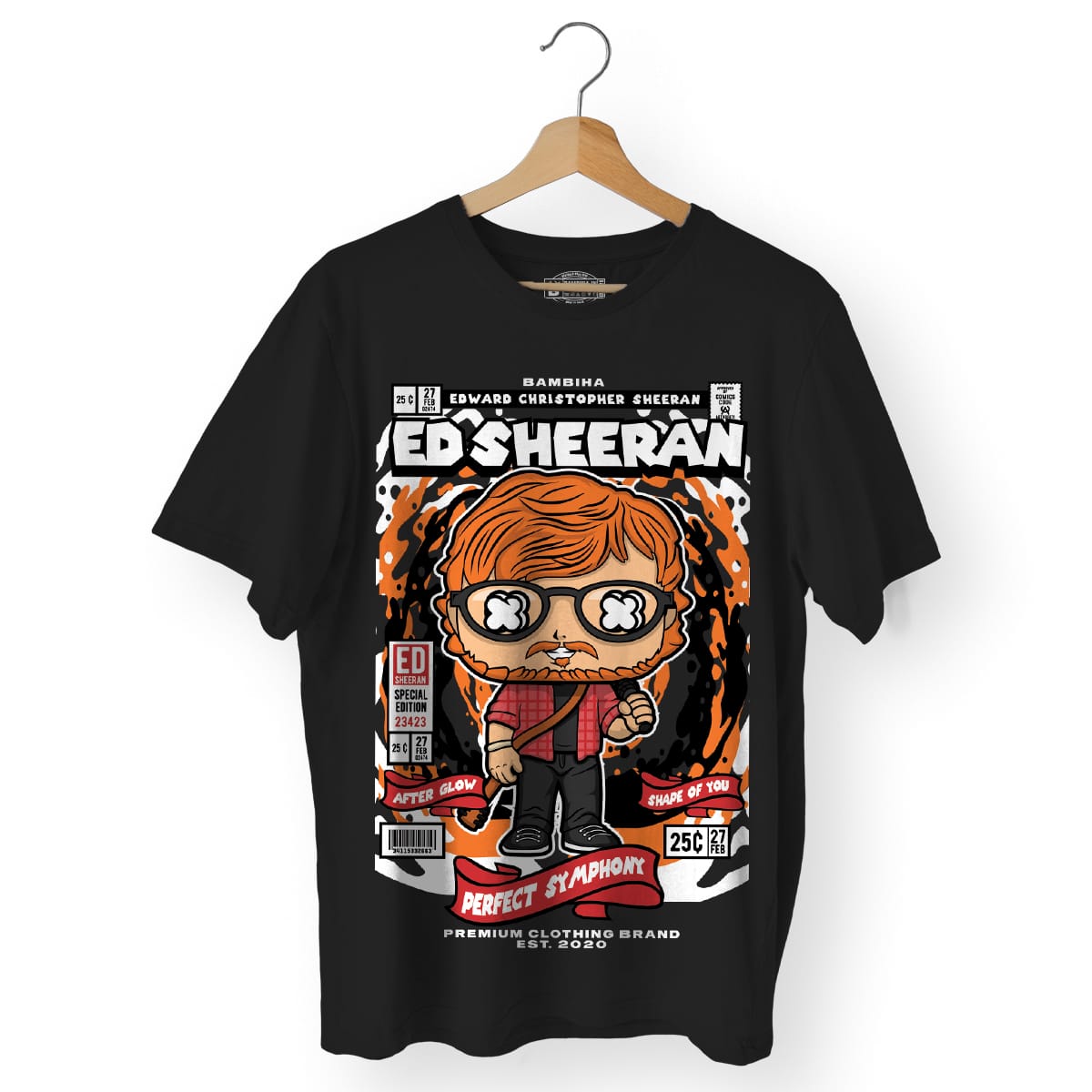 Ed Sheeran Cartoon T-Shirt