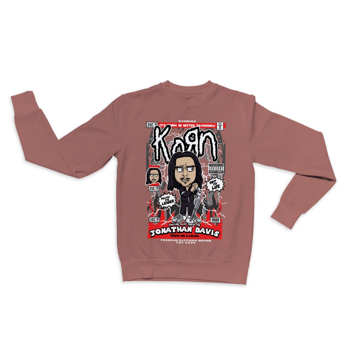 Jonathan Davis KoRn Cartoon Sweatshirt