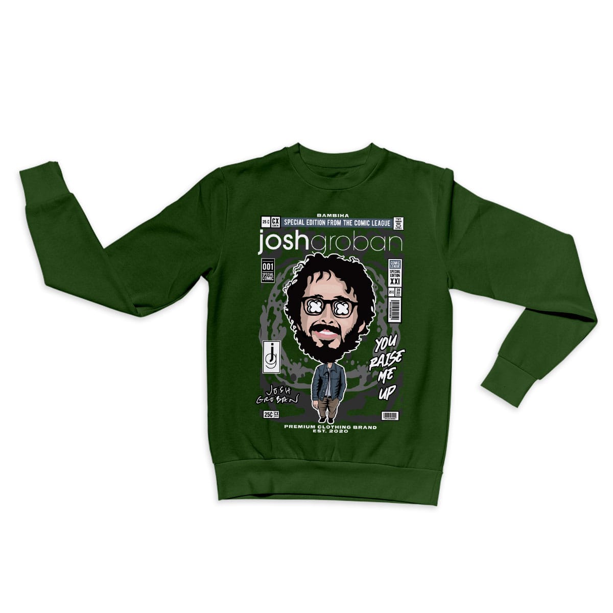Josh Groban Cartoon Sweatshirt
