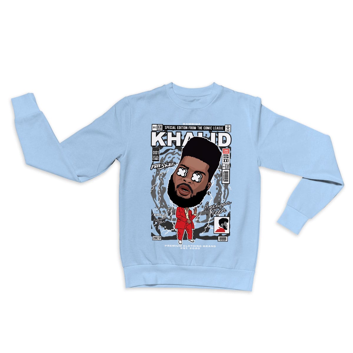 Khalid Cartoon Sweatshirt