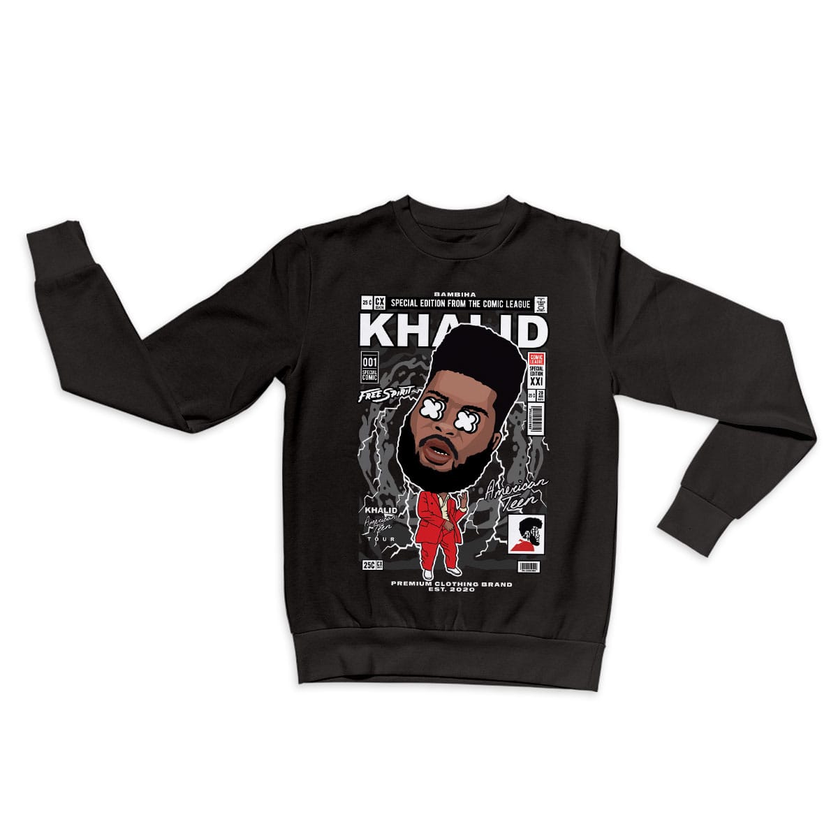 Khalid Cartoon Sweatshirt
