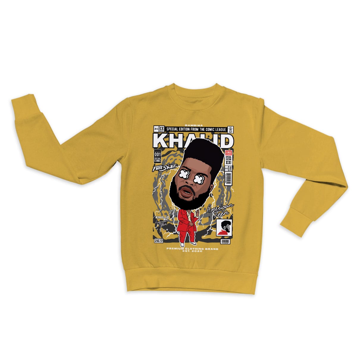 Khalid Cartoon Sweatshirt