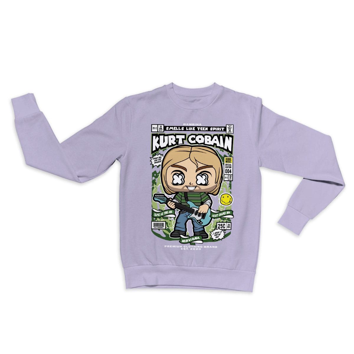 Kurt Cobain Cartoon Sweatshirt