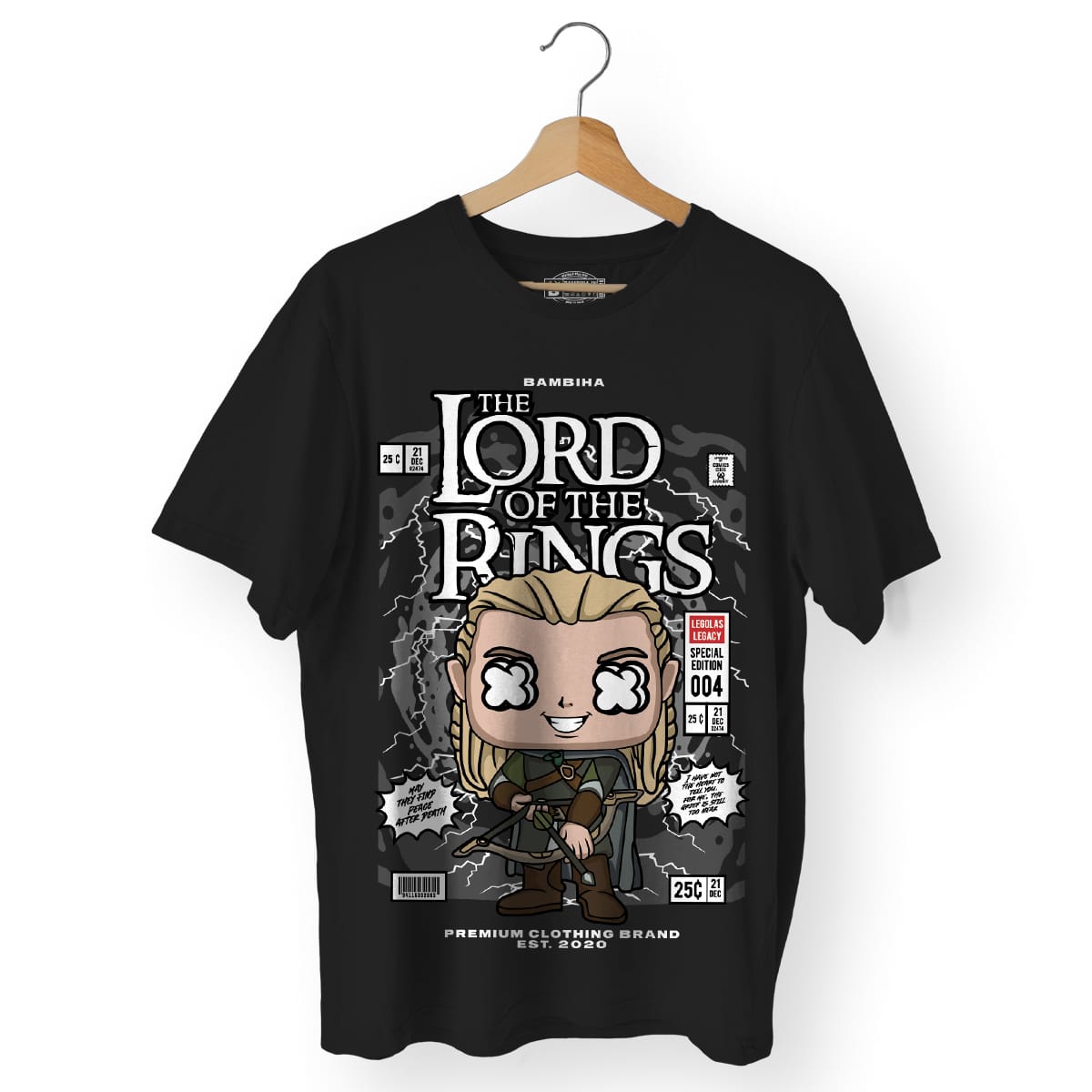Legolas Lord Of The Rings Cartoon T-Shirt