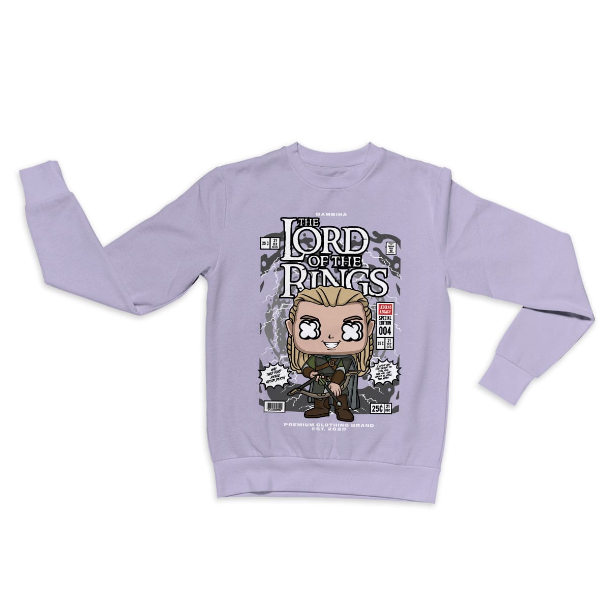 Legolas Lord Of The Rings Cartoon Sweatshirt