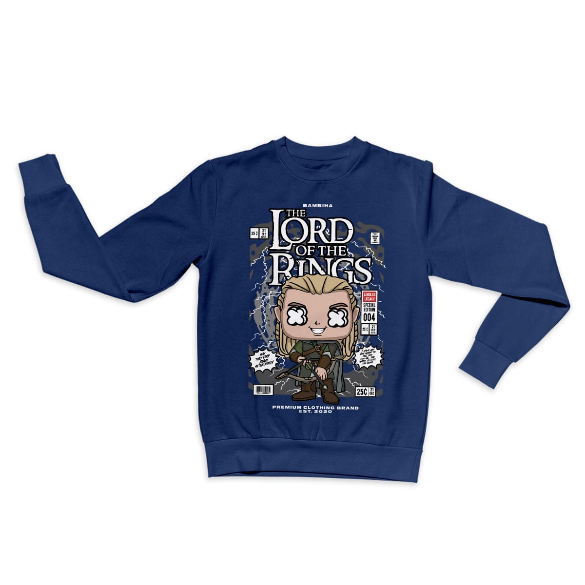 Legolas Lord Of The Rings Cartoon Sweatshirt