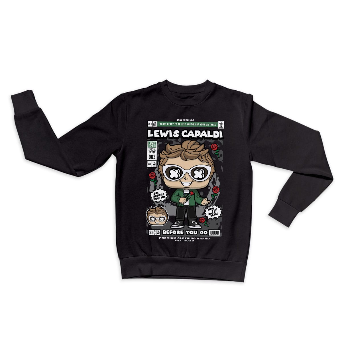 Lewis Capaldi Cartoon Sweatshirt