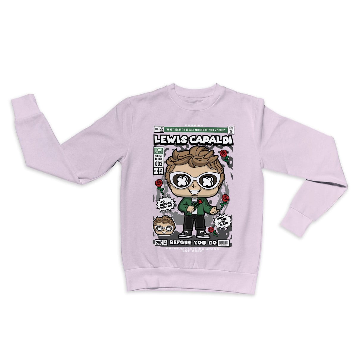 Lewis Capaldi Cartoon Sweatshirt