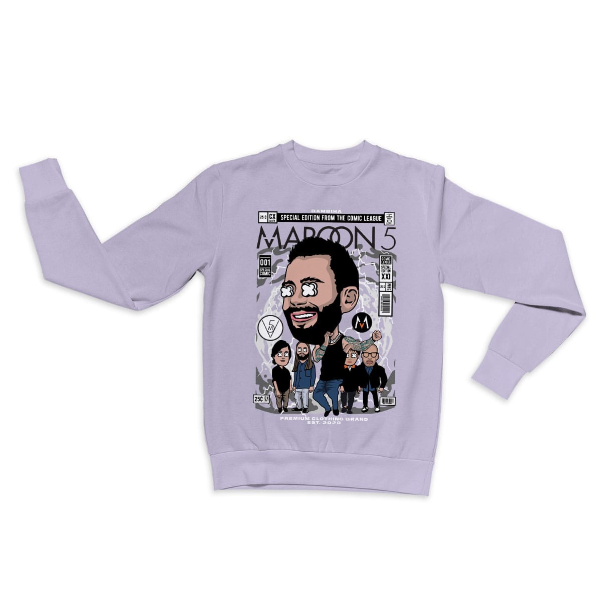 Maroon Five Cartoon Sweatshirt