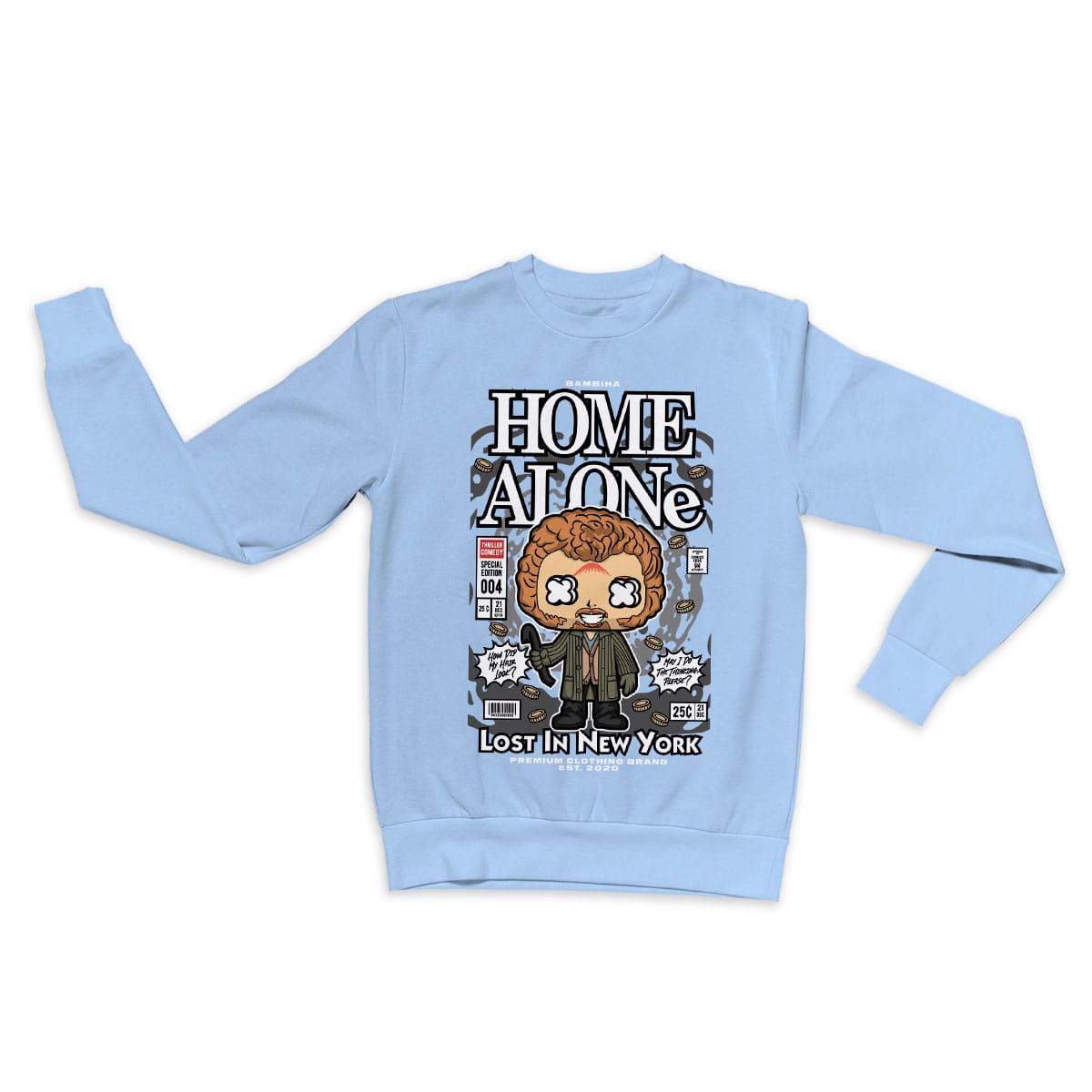 Marv Home Alone Cartoon Sweatshirt