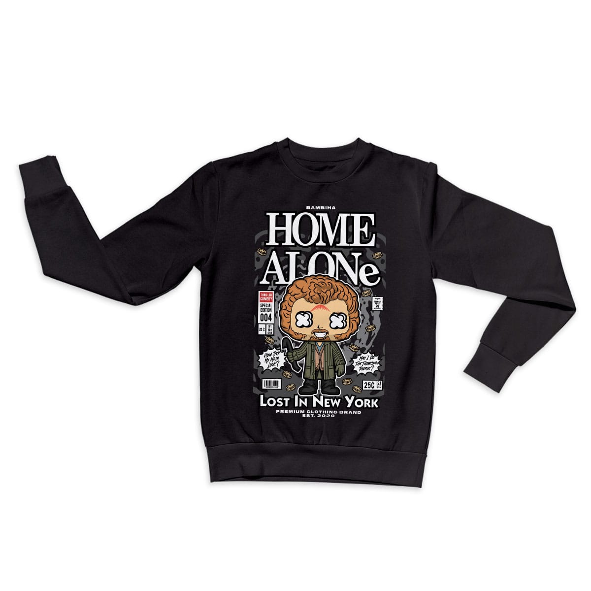 Marv Home Alone Cartoon Sweatshirt