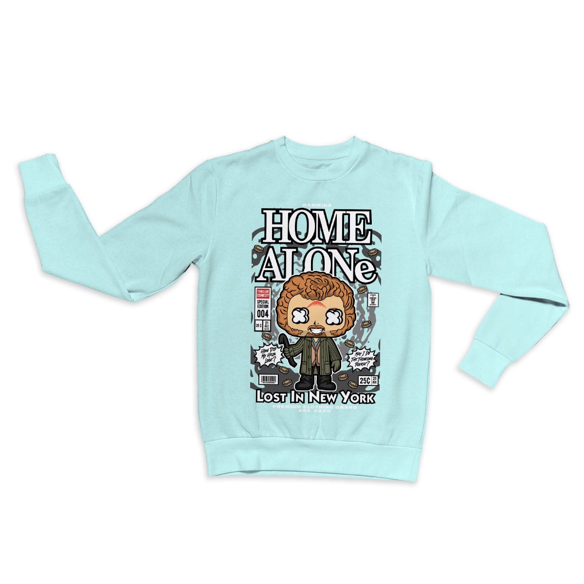 Marv Home Alone Cartoon Sweatshirt