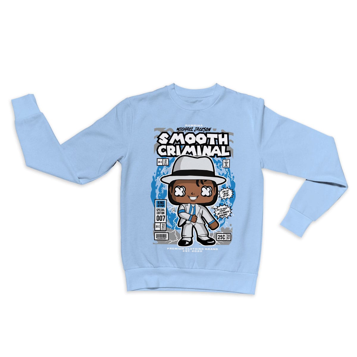 Michael Jackson Smooth Criminal Cartoon Sweatshirt