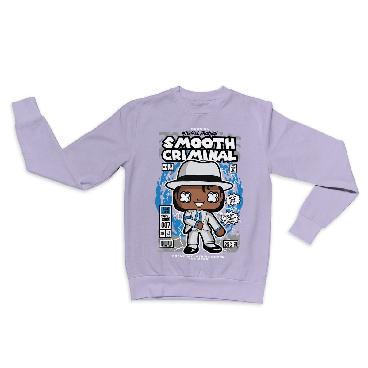 Michael Jackson Smooth Criminal Cartoon Sweatshirt