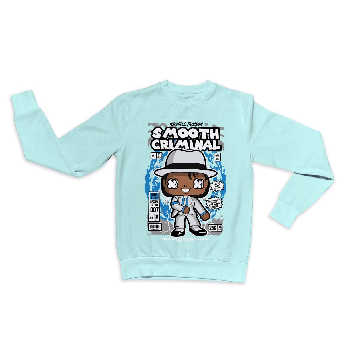 Michael Jackson Smooth Criminal Cartoon Sweatshirt