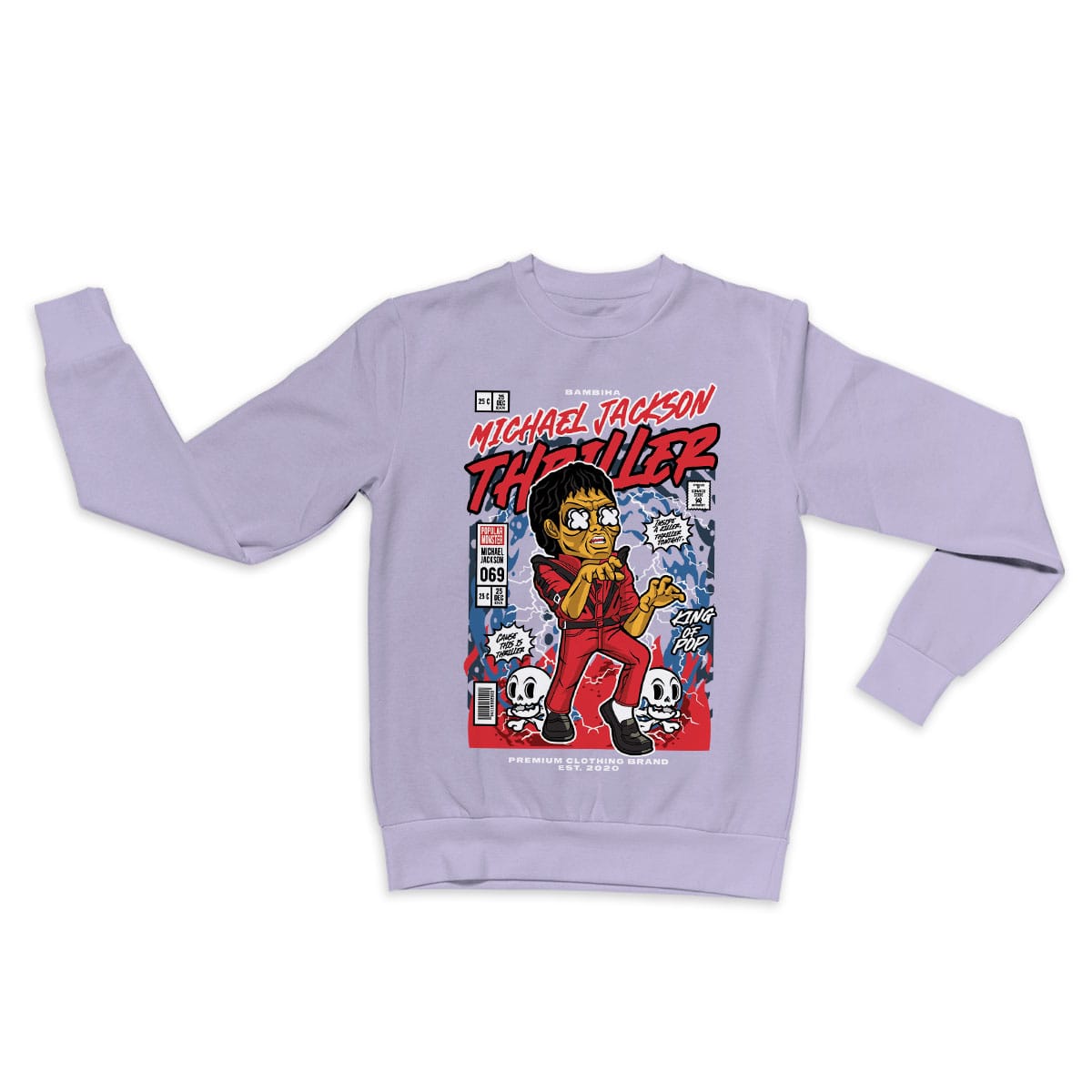 Michael Jackson Thriller Cartoon Sweatshirt