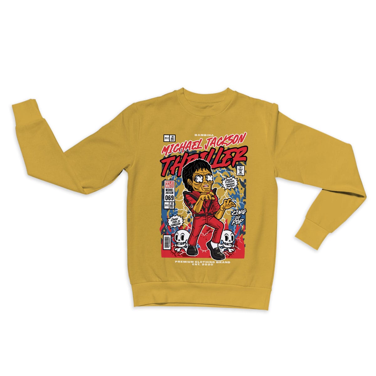 Michael Jackson Thriller Cartoon Sweatshirt
