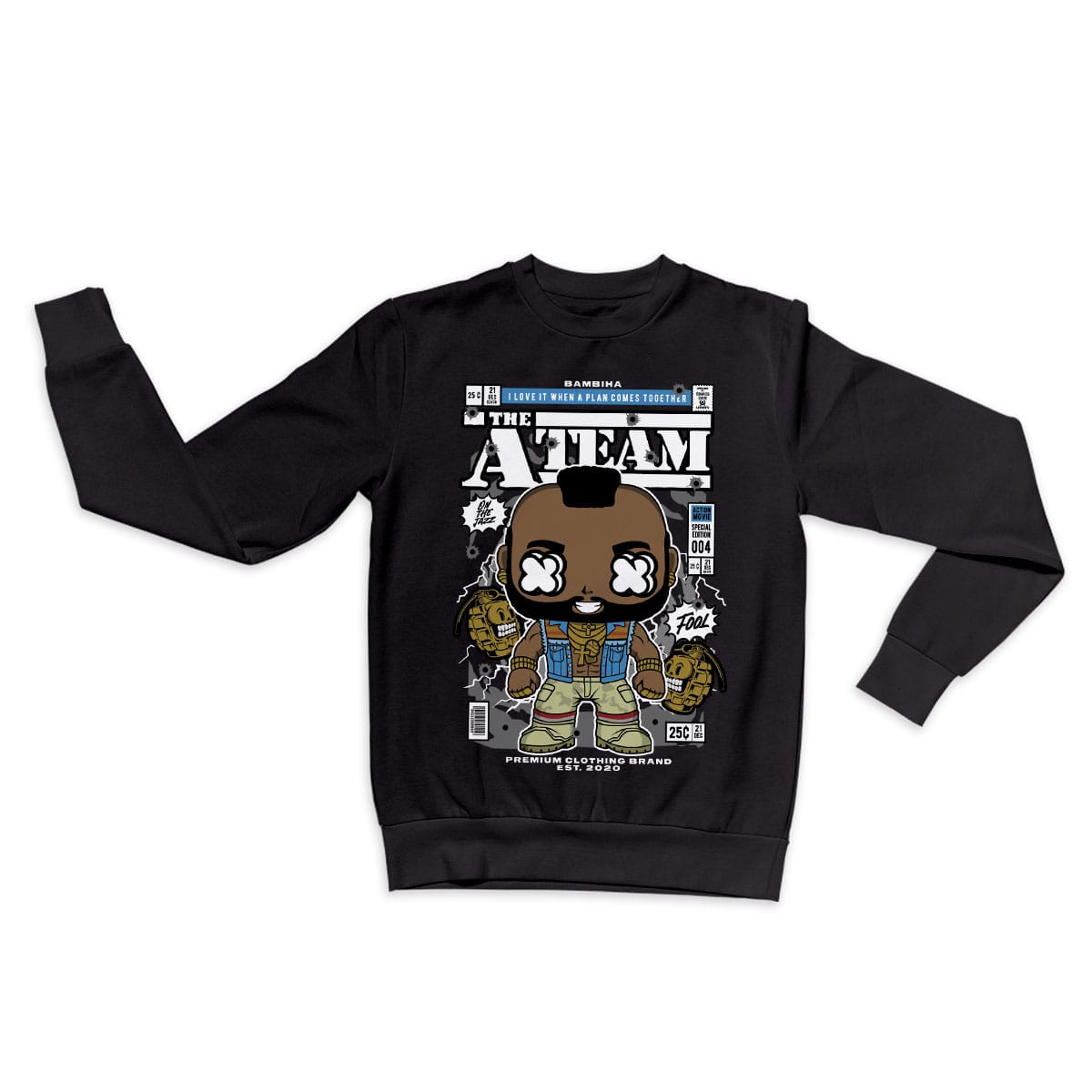 Mr T Cartoon Sweatshirt