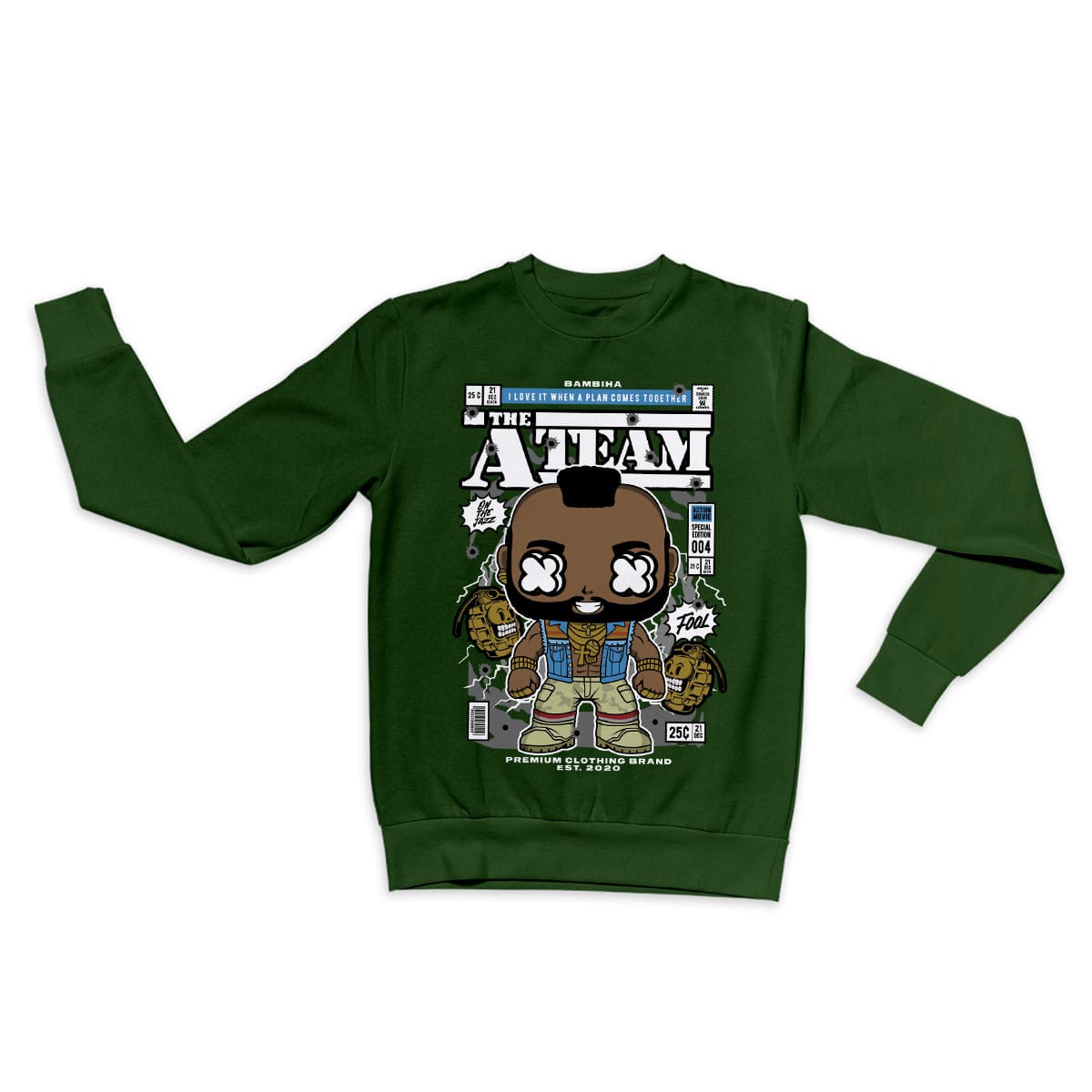 Mr T Cartoon Sweatshirt