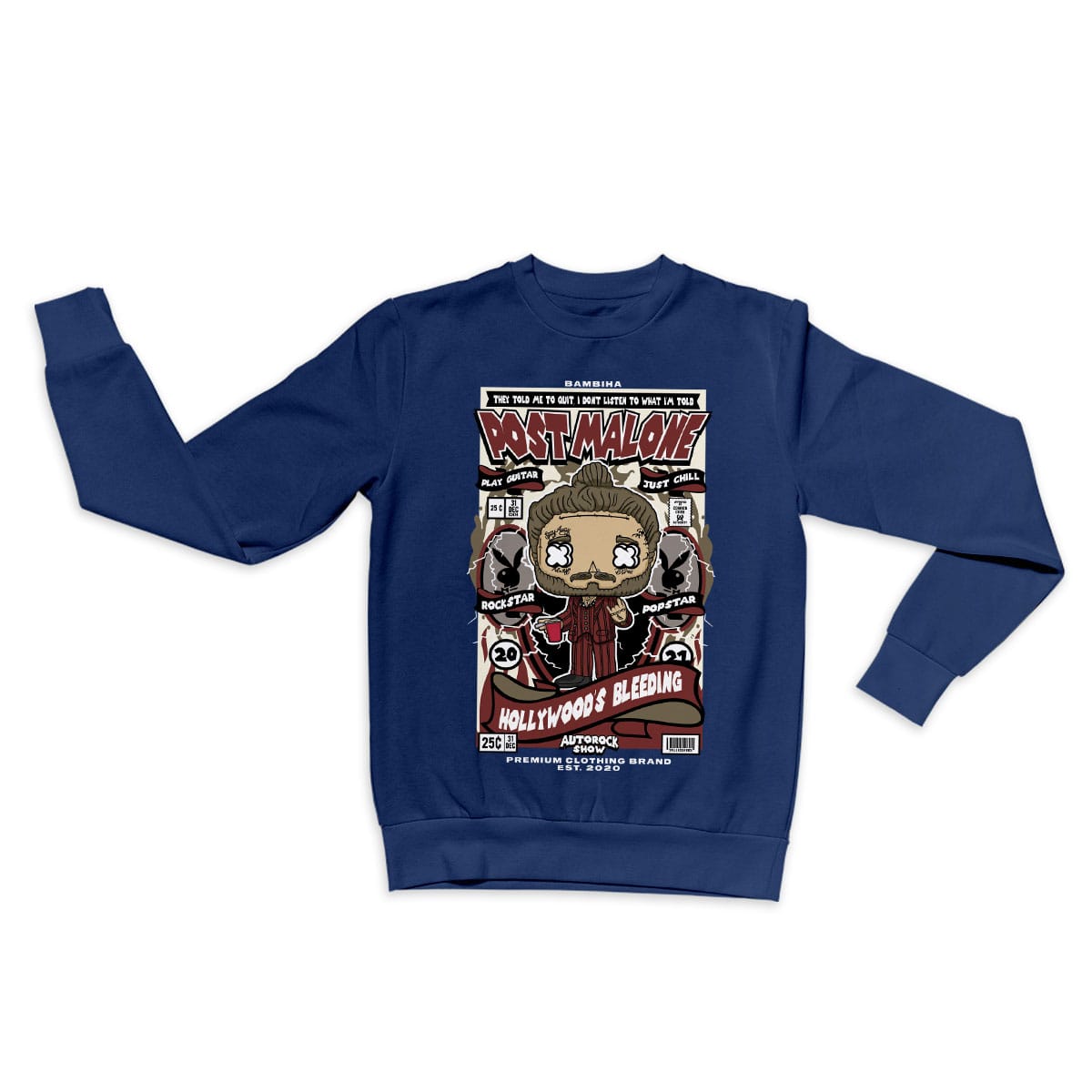 Post Malone Cartoon Sweatshirt