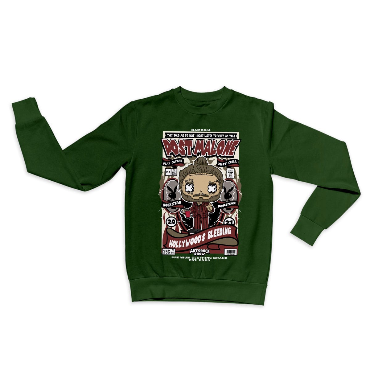Post Malone Cartoon Sweatshirt