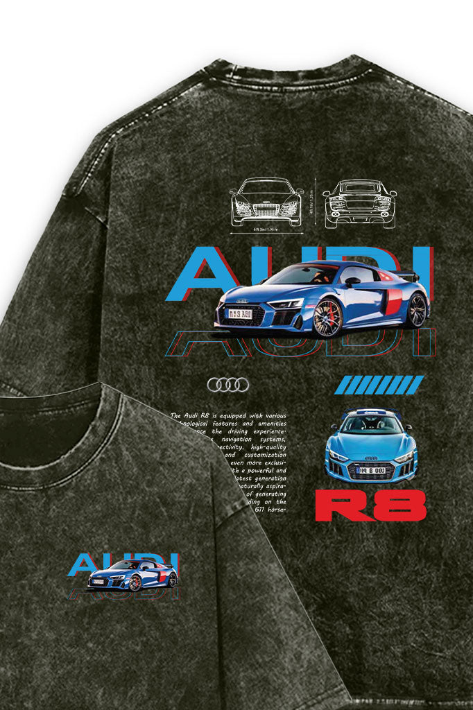 R8 Acid Wash Oversized T-Shirt