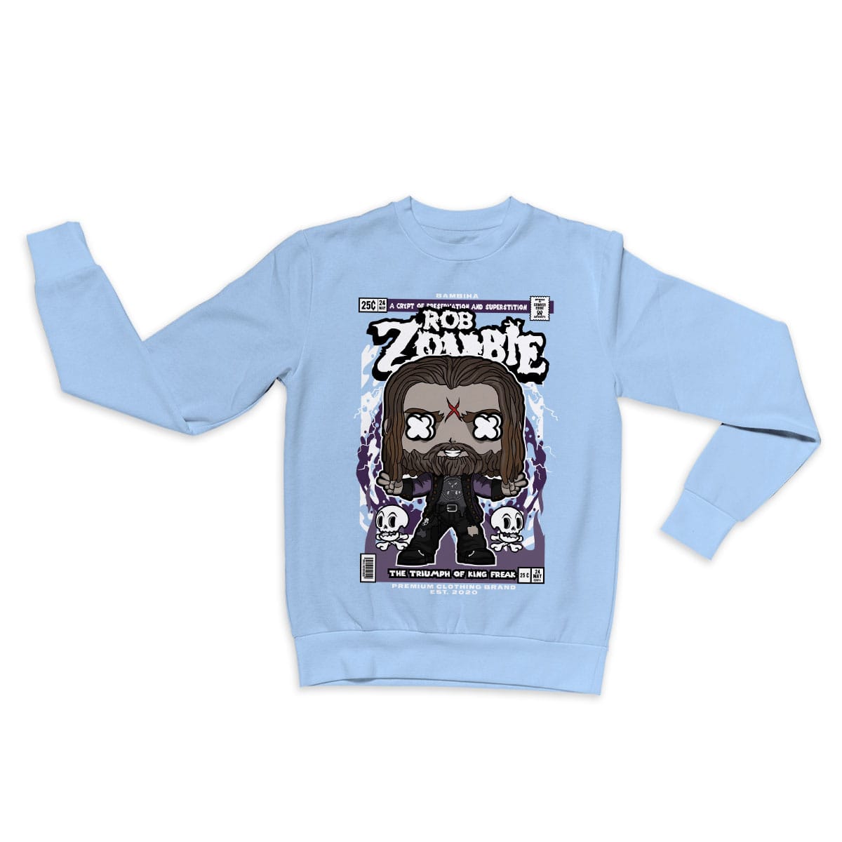 Rob Zombie Cartoon Sweatshirt