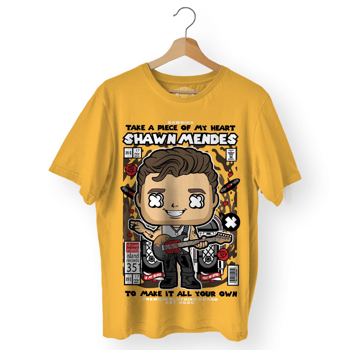 Shawn Mendes Cartoon T-Shirt
