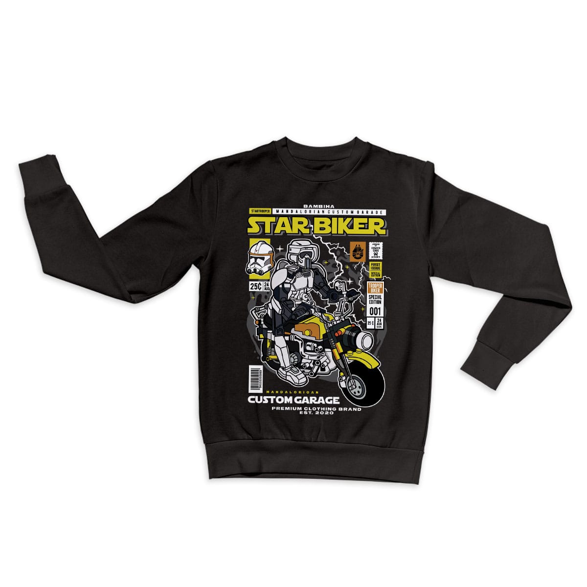 Starbiker Cartoon Sweatshirt