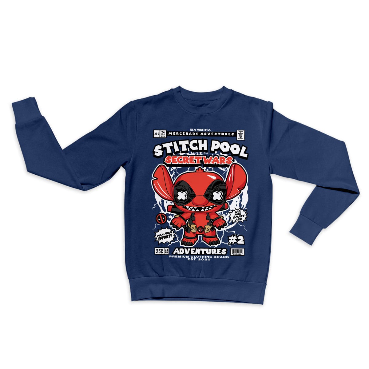 Stitch Pool Cartoon Sweatshirt