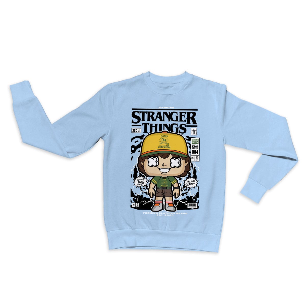 Stranger Things Dustin Cartoon Sweatshirt