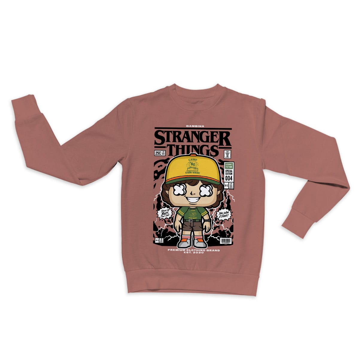 Stranger Things Dustin Cartoon Sweatshirt