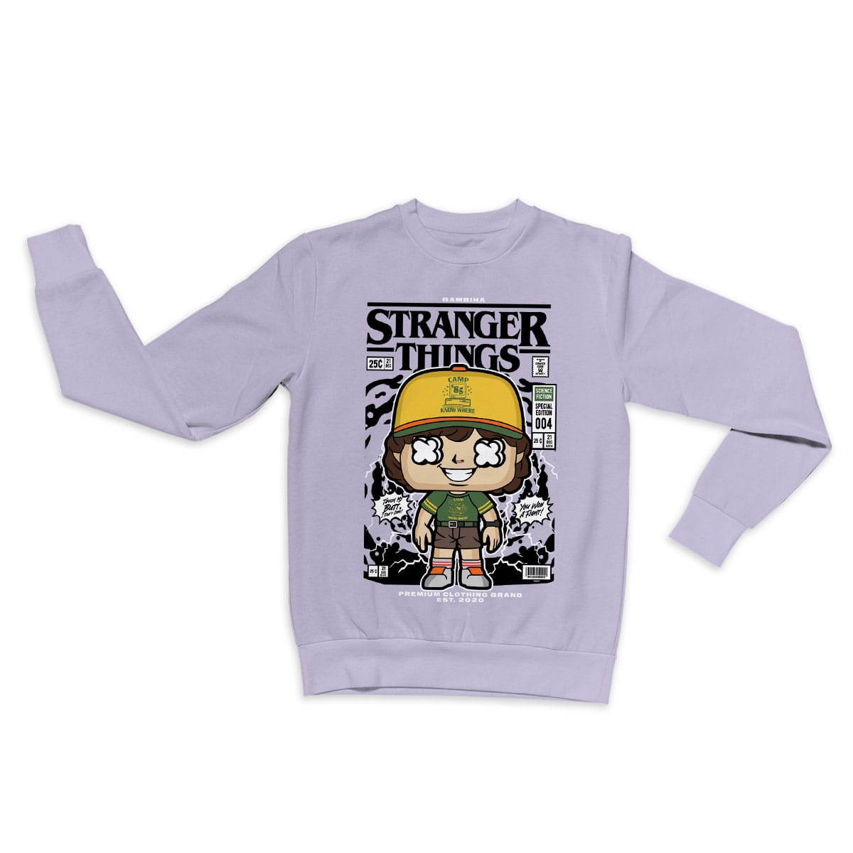 Stranger Things Dustin Cartoon Sweatshirt