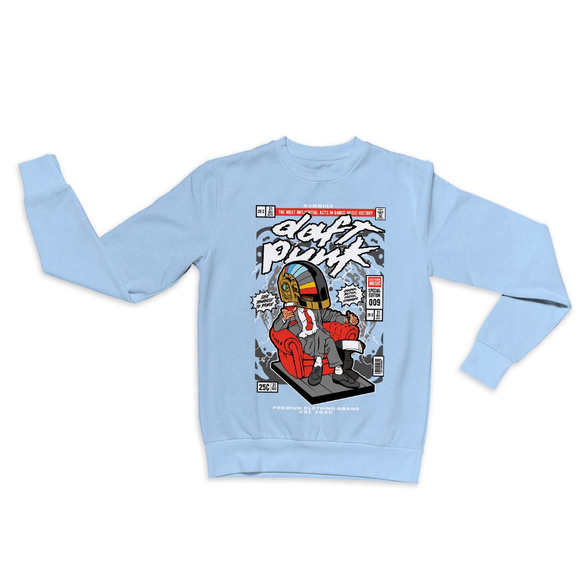 The Daft Punk Boss Cartoon Sweatshirt