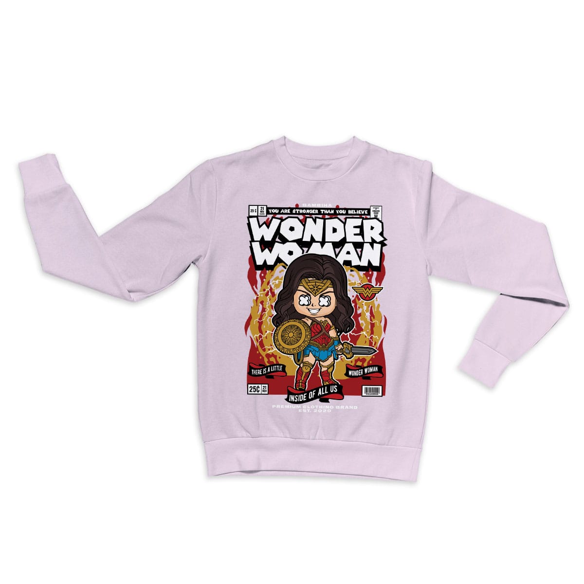 Wonder Woman Cartoon Sweatshirt