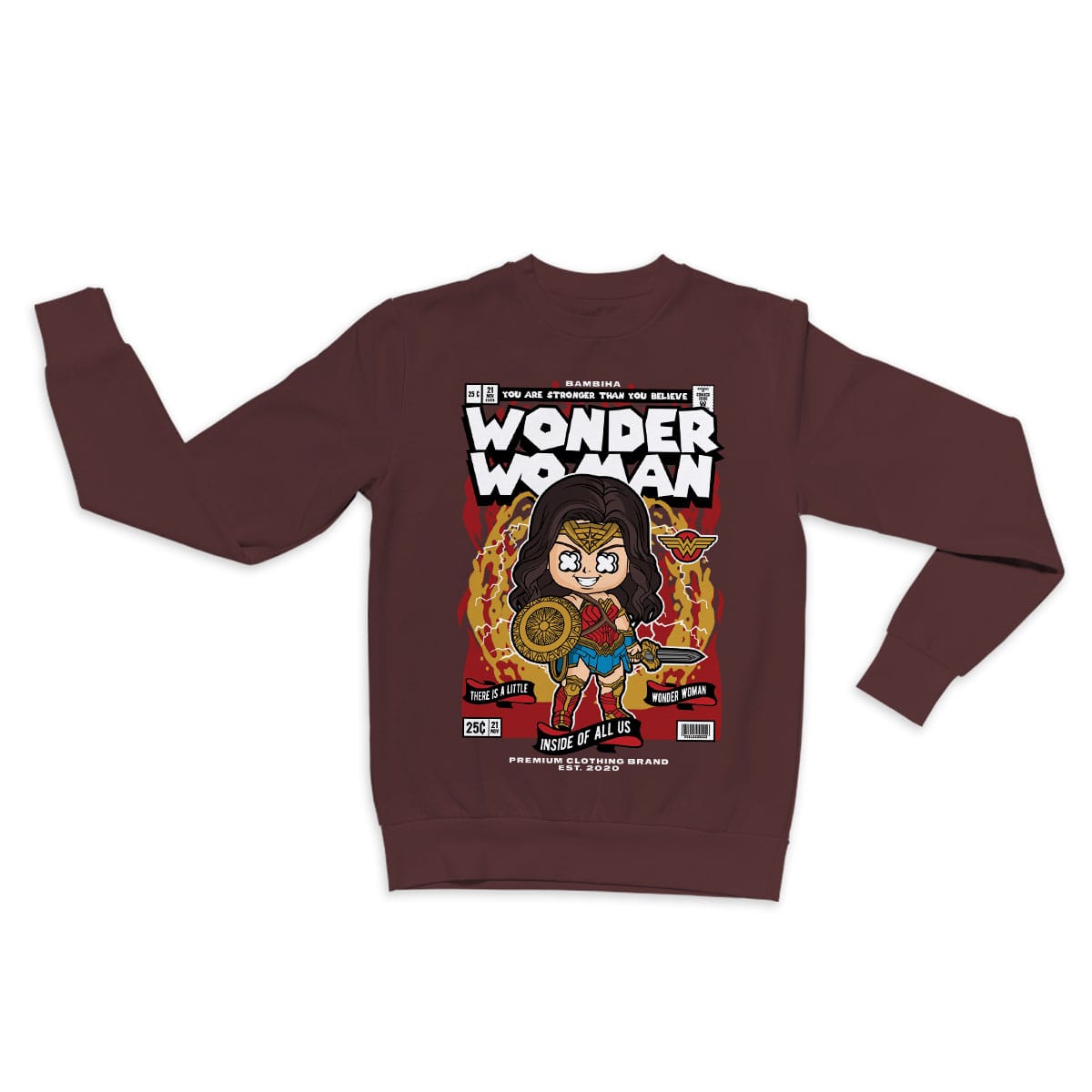 Wonder Woman Cartoon Sweatshirt