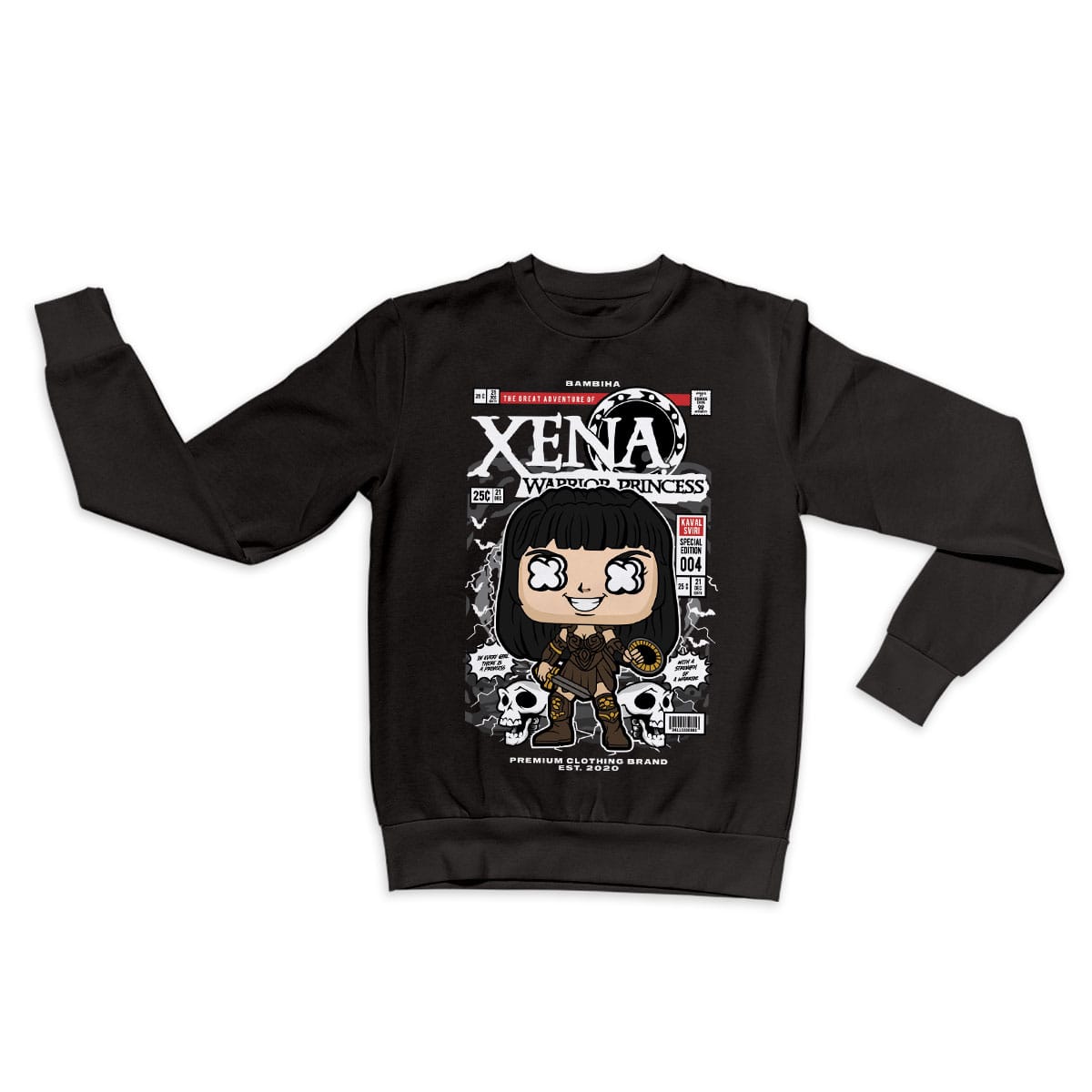Xena Cartoon Sweatshirt