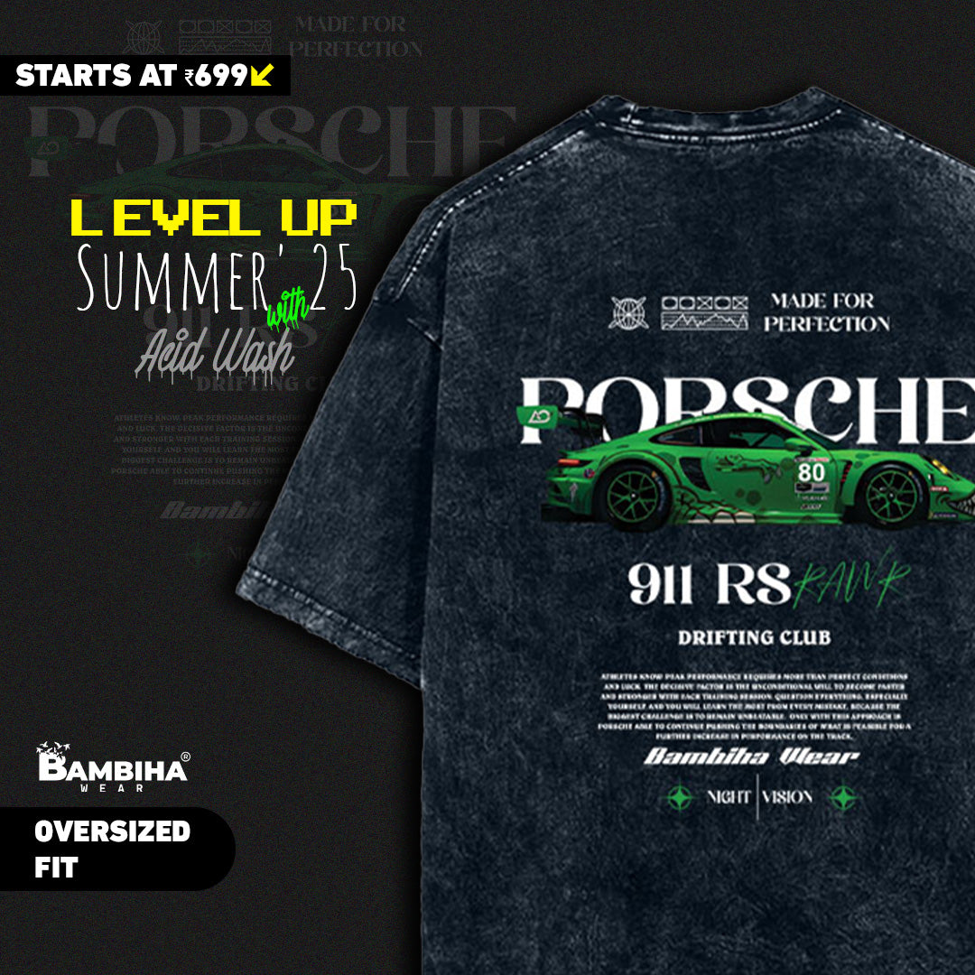 Acid Wash Oversized T-Shirts