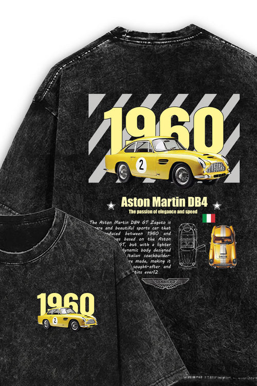 1960 Martin DB4 Acid Wash Oversized T-Shirt