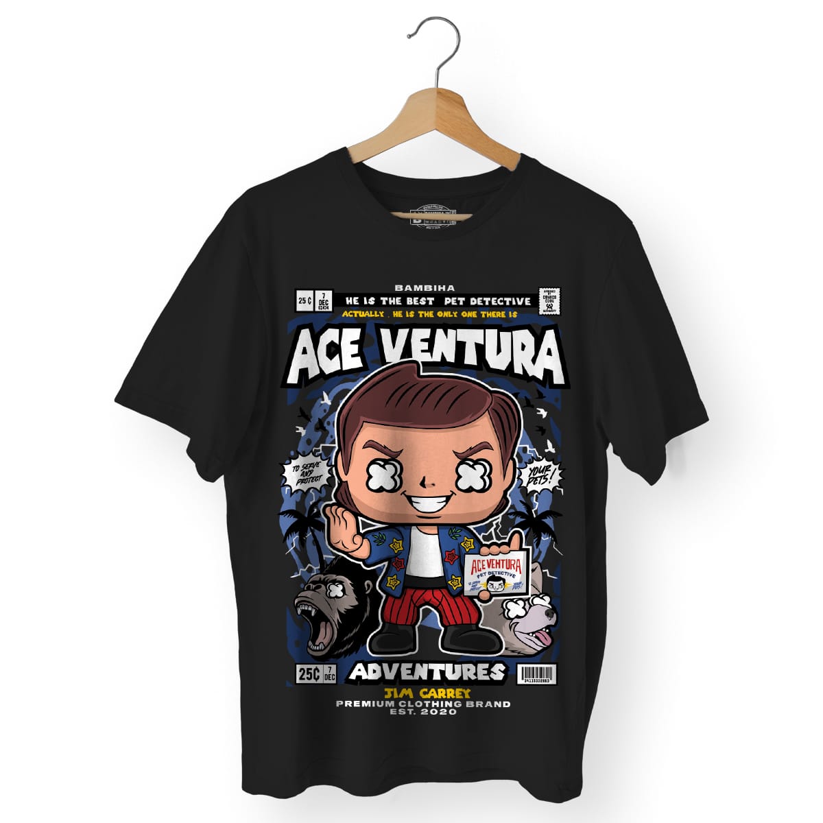 Ace Ventura Cartoon T-Shirt