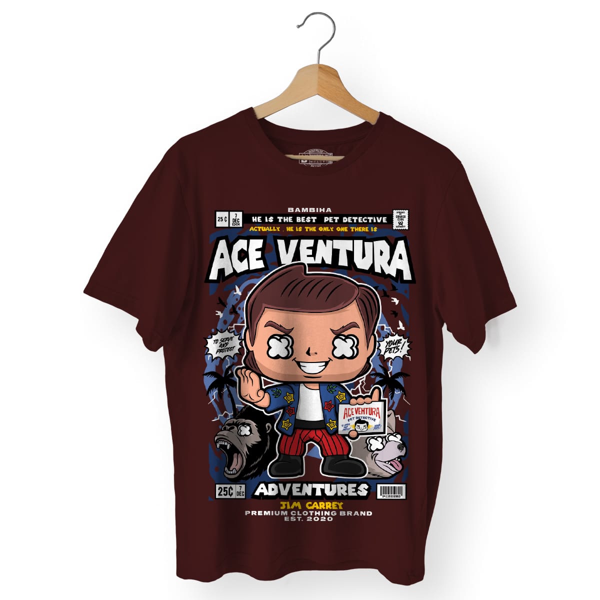 Ace Ventura Cartoon T-Shirt