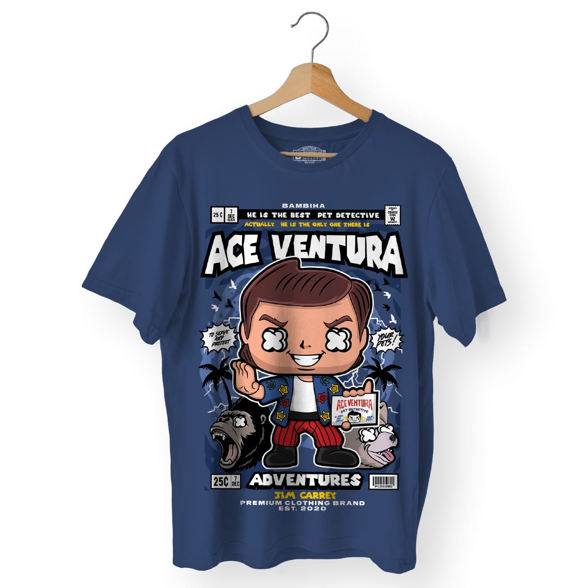 Ace Ventura Cartoon T-Shirt