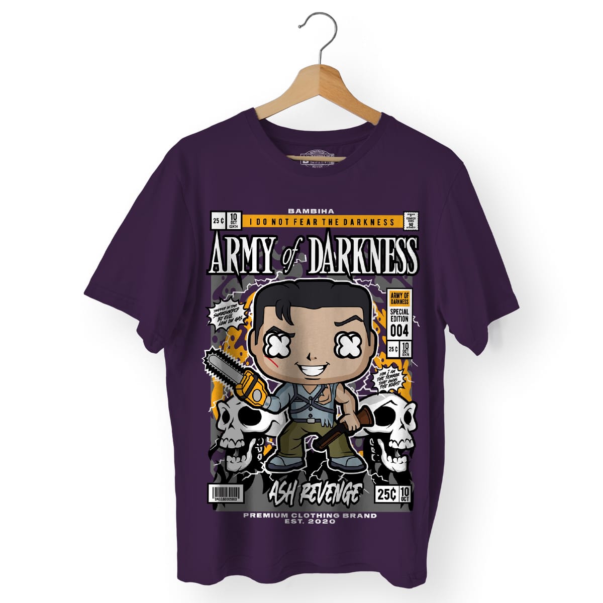 Army of Darkness Ash Cartoon T-Shirt