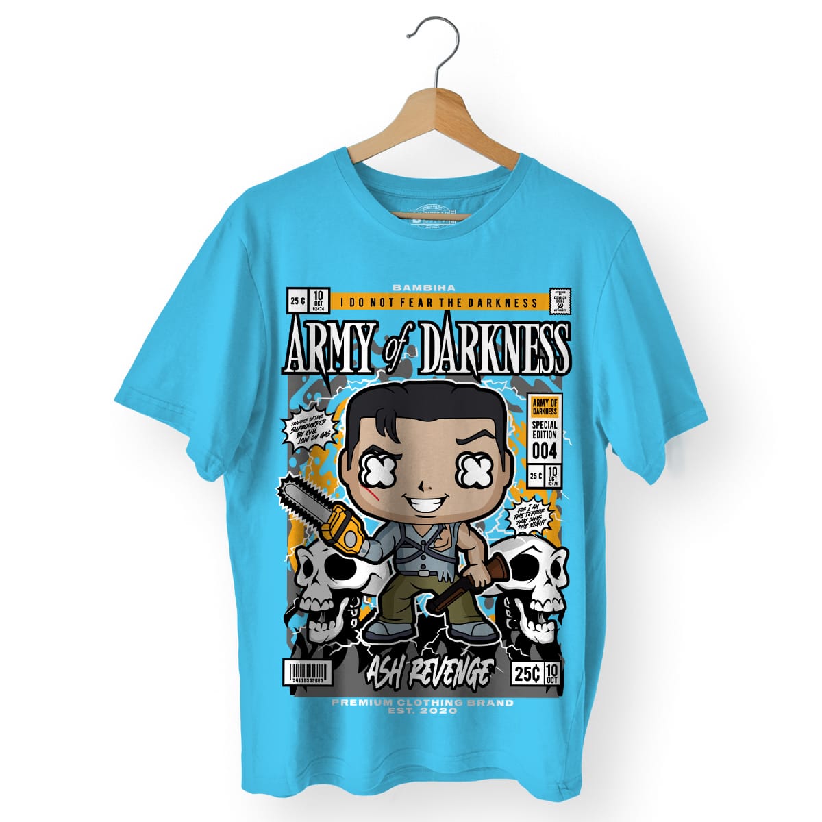 Army of Darkness Ash Cartoon T-Shirt