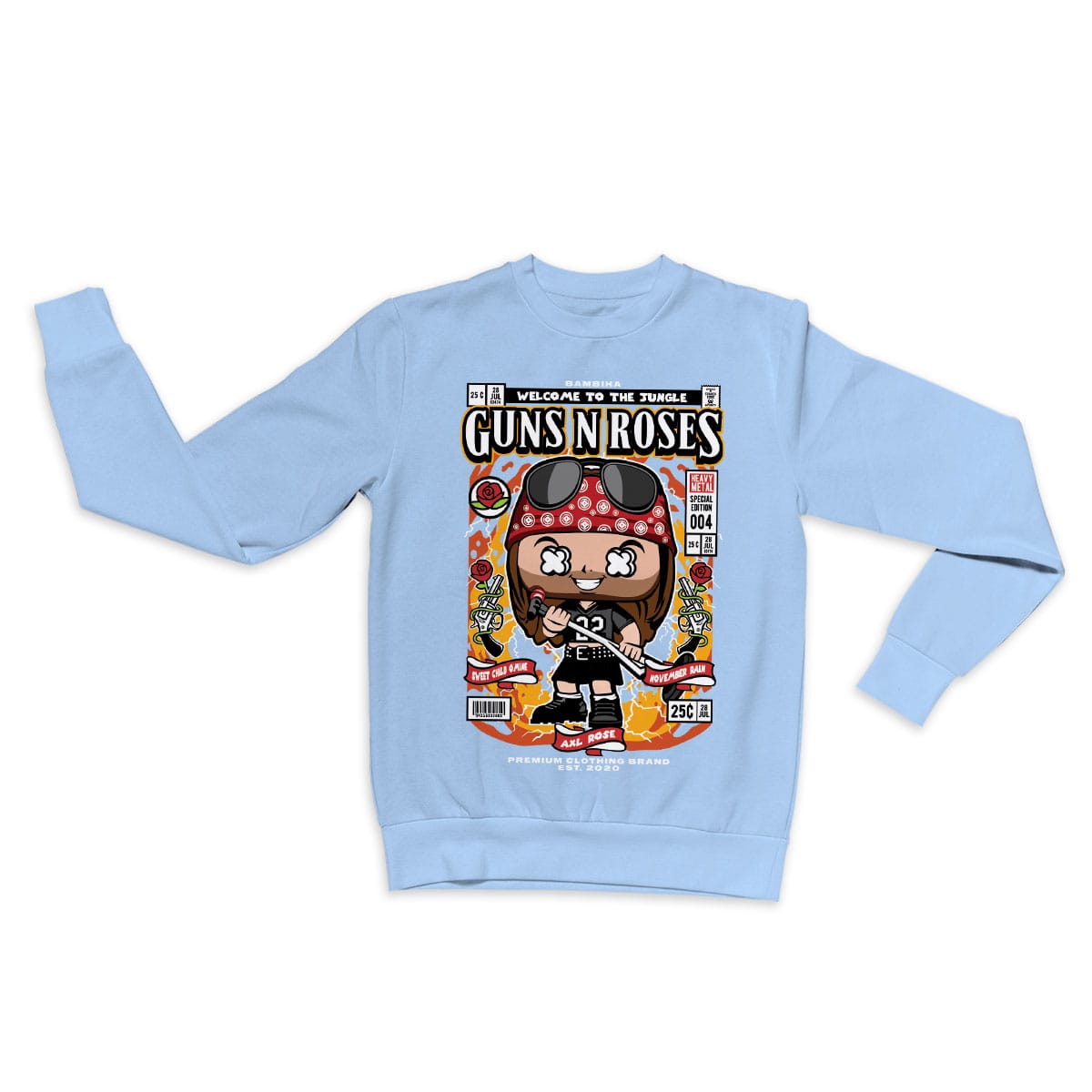 Axl Rose Cartoon Sweatshirt